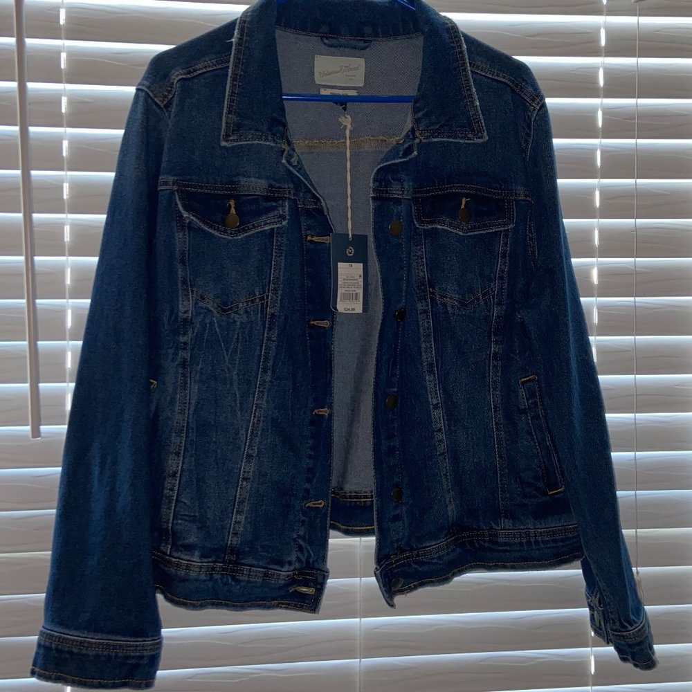 Brand New Blue Jean Jacket Universal Thread Plus Size 1X